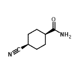 CAS#: 121487-72-7， cis-4-Cyanocyclohexanecarboxamide