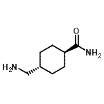 CAS#: 121487-74-9， trans-4-(Aminomethyl)Cyclohexanecarboxamide