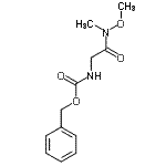 CAS#: 121505-94-0， Benzyl {2-[Methoxy(Methyl)Amino]-2-Oxoethyl}Carbamate