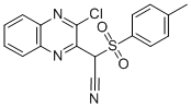 CAS#: 121512-59-2， (2R)-2-(3-Chloroquinoxalin-2-Yl)-2-(4-Methylphenyl)Sulfonylacetonitrile