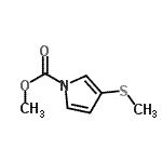 CAS#: 121513-58-4， Methyl 3-(Methylsulfanyl)-1H-Pyrrole-1-Carboxylate