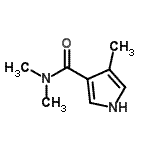 CAS#: 121536-36-5， N,N,4-Trimethyl-1H-Pyrrole-3-Carboxamide