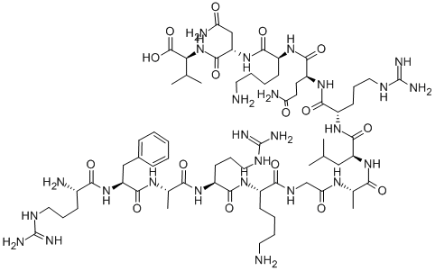 CAS#: 121545-65-1， L-Arginyl-L-Phenylalanyl-L-Alanyl-L-Arginyl-L-Lysylglycyl-L-Alanyl-L-Leucyl-L-Arginyl-L-Glutaminyl-L-Lysyl-L-Asparaginyl-L-Valine