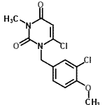 CAS#: 121593-87-1， 6-Chloro-1-(3-Chloro-4-Methoxybenzyl)-3-Methyl-2,4(1H,3H)-Pyrimidinedione