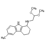 CAS#: 121593-91-7， N-(2,2-Dimethoxyethyl)-6-Methyl-2,3,4,9-Tetrahydro-1H-Carbazol-1-Amine