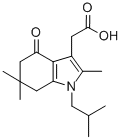 CAS#: 121625-72-7， 2-[2,6,6-Trimethyl-1-(2-Methylpropyl)-4-Oxo-5,7-Dihydroindol-3-Yl]Acetic Acid