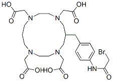 CAS#: 121697-38-9， 2-[13-[[4-[(2-Bromoacetyl)Amino]Phenyl]Methyl]-4,8,11-Tris(Carboxymethyl)-1,4,8,11-Tetrazacyclotetradec-1-Yl]Acetic Acid