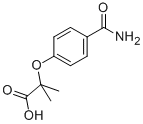 CAS#: 121809-54-9， 2-[4-(Aminocarbonyl)Phenoxy]-2-Methyl-Propanoic Acid
