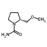 CAS#: 121817-73-0， (2R)-2-(Methoxymethyl)-1-Pyrrolidinecarboxamide