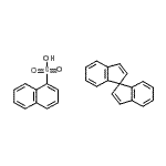 CAS#: 121870-66-4， 1-Naphthalenesulfonic Acid - 1,1'-Spirobi[Indene] (1:1)