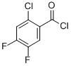structure of CAS# 121872-95-5, 2-Chloro-4,5-Difluorobenzoyl Chloride;2-Chloro-4,5-Difluoro-Benzoyl Chloride;Jrd-1764