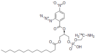 CAS#: 121888-03-7， 2-(2-Azido-4-Nitrobenzoyl)-1-Myristoylglycero-3-Phosphoethanolamine