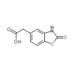 CAS#: 121942-09-4， (2-Thioxo-2,3-Dihydro-1,3-Benzothiazol-5-Yl)Acetic Acid