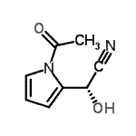 CAS#: 121950-16-1， (2R)-(1-Acetyl-1H-Pyrrol-2-Yl)(Hydroxy)Acetonitrile
