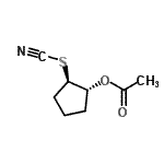 CAS#: 122060-04-2， (1R,2R)-2-Thiocyanatocyclopentyl Acetate