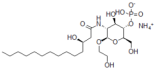 CAS#: 122351-28-4， 2-Hydroxyethyl-2-Deoxy-2-(3-Hydroxytetradecanamido)Glucopyranoside-4-Phosphate