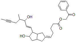 CAS#: 122405-30-5， Iloprost Phenacyl Ester