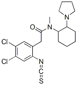 CAS#: 122407-13-0， 2-Isothiocyanato-4,5-Dichloro-N-Methyl-N-(2-(1-Pyrrolidinyl)Cyclohexyl)Benzeneacetamide