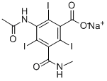 CAS#: 1225-20-3， Sodium 3-Acetamido-2,4,6-Triiodo-5-(Methylcarbamoyl)Benzoate