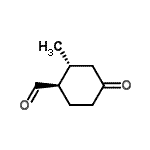 CAS#: 122571-30-6， (1R,2R)-2-Methyl-4-Oxocyclohexanecarbaldehyde