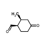 CAS#: 122571-34-0， (1R,2S)-2-Methyl-4-Oxocyclohexanecarbaldehyde
