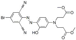 CAS#: 122630-55-1， N-(4-((4-Bromo-2,6-Dicyanophenyl)Azo)-3-Hydroxyphenyl)-N-(3-Methoxy-3-Oxopropyl)-beta-Alanine Methyl Ester