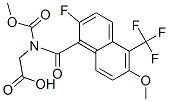 CAS#: 122670-49-9， 2-[[2-Fluoro-6-Methoxy-5-(Trifluoromethyl)Naphthalene-1-Carbonyl]-Methoxycarbonylamino]Acetic Acid