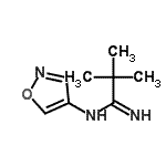 CAS#: 122686-19-5， 2,2-Dimethyl-N-(1,2-Oxazol-4-Yl)Propanimidamide