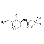 CAS#: 122709-20-0， N-Methoxy-N-Methyl-N<Sup>2</Sup>-{[(2-Methyl-2-Propanyl)Oxy]Carbonyl}-L-Serinamide