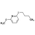 CAS#: 122734-02-5， 2-(Butylsulfanyl)-6-Methoxypyridine
