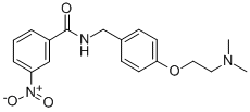 CAS#: 122892-80-2， N-((4-(2-(Dimethylamino)Ethoxy)Phenyl)Methyl)-3-Nitrobenzamide