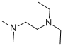 structure of CAS# 123-10-4, N,N-Diethyl-N',N'-Dimethylethane-1,2-Diamine;N,N-Diethyl-N',N'-Dimethyl-Ethane-1,2-Diamine;2-Dimethylaminoethyl-Diethyl-Amine;Ethylenediamine, N,N-Diethyl-N',N'-Dimethyl- (8Ci)