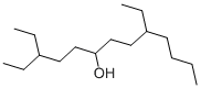 structure of CAS# 123-24-0, 3,9-Diethyltridecan-6-Ol;Heptadecanol;Nsc15724;3,9-Diethyl-6-Hydroxytridecane