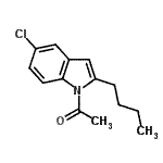 CAS#: 123028-39-7， 1-(2-Butyl-5-Chloro-1H-Indol-1-Yl)Ethanone
