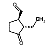CAS#: 123100-98-1， (1R,2S)-2-Ethyl-3-Oxocyclopentanecarbaldehyde