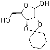 CAS#: 123168-27-4， 2,3-O-1,1-Cyclohexanediyl-D-Ribofuranose