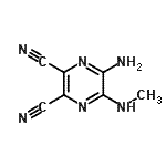 CAS#: 123188-98-7， 5-Amino-6-(Methylamino)-2,3-Pyrazinedicarbonitrile