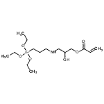 CAS#: 123198-57-2， 2-Hydroxy-3-{[3-(Triethoxysilyl)Propyl]Amino}Propyl Acrylate