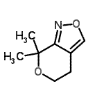 CAS#: 123208-49-1， 7,7-Dimethyl-4,5-Dihydro-7H-Pyrano[3,4-c][1,2]Oxazole