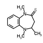 CAS#: 123229-21-0， 1,4,5-Trimethyl-1,3,4,5-Tetrahydro-2H-1,5-Benzodiazepine-2-Thione
