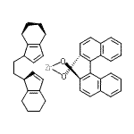 structure of CAS# 123236-85-1, [1,1'-Binaphthalene-2,2'-Diolato(2-)-kappa<Sup>2</Sup>O<Sup>2</Sup>,O<Sup>2'</Sup>]Zirconium - (1'S)-1,1'-(1,2-Ethanediyl)Bis-4,5,6,7-Tetrahydro-1H-Indene (1:1)