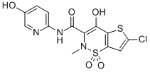 CAS#: 123252-96-0， (3E)-6-Chloro-3-[Hydroxy-[(5-Hydroxypyridin-2-Yl)Amino]Methylidene]-2-Methyl-1,1-Dioxothieno[2,3-e]Thiazin-4-One