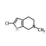 CAS#: 123279-77-6， 2-Chloro-6-Methyl-4,5,6,7-Tetrahydrothieno[2,3-c]Pyridine
