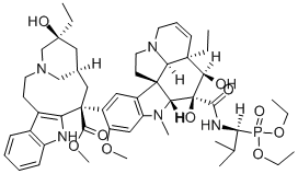 CAS#: 123286-00-0， O4-Deacetyl-3-De(Methoxycarbonyl)-3-((((1S)-1-(Diethoxyphosphinyl)-2-Methylpropyl)Amino)Carbonyl)-Vincaleukoblastine