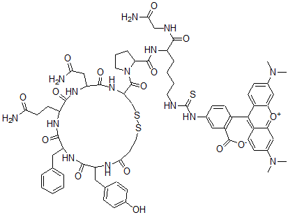 CAS#: 123298-17-9， 1-Deamino-(8-Lysine(N(6)-Tetramethylrhodamylaminothiocarbonyl))Vasopressin
