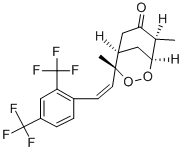 CAS#: 123407-36-3， (1R,4S,5S,8R)-8-[(Z)-2-[2,4-Bis(Trifluoromethyl)Phenyl]Ethenyl]-4,8-Dimethyl-6,7-Dioxabicyclo[3.3.1]Nonan-3-One
