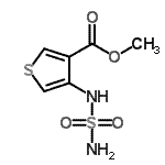 CAS#: 123420-28-0， Methyl 4-(Sulfamoylamino)-3-Thiophenecarboxylate