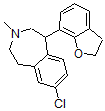 CAS#: 123424-57-7， 7-Chloro-1-(2,3-Dihydro-1-Benzofuran-7-Yl)-3-Methyl-1,2,4,5-Tetrahydro-3-Benzazepine