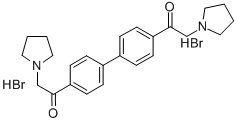 CAS#: 123489-65-6， 2-Pyrrolidin-1-Yl-1-[4-[4-(2-Pyrrolidin-1-Ylacetyl)Phenyl]Phenyl]Ethanone Dihydrobromide