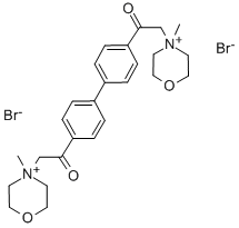 CAS#: 123489-67-8， 2-(4-Methylmorpholin-4-Ium-4-Yl)-1-[4-[4-[2-(4-Methylmorpholin-4-Ium-4-Yl)Acetyl]Phenyl]Phenyl]Ethanone Dibromide